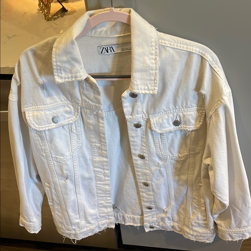Distressed Jean Jacket